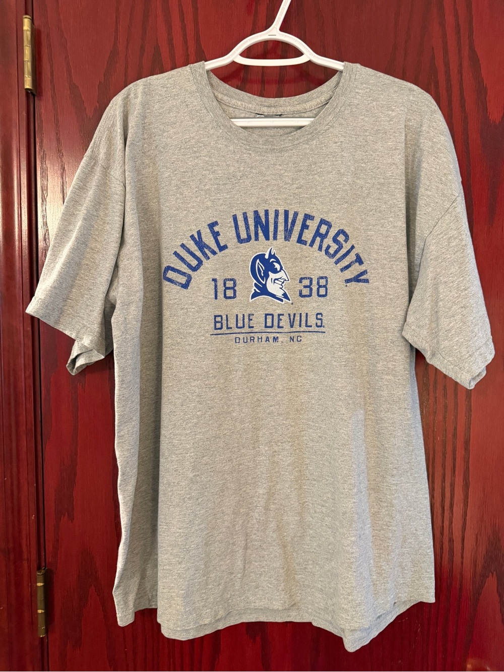 Duke University Blue Devils Gray Graphic Tee
